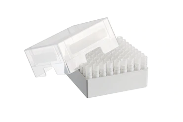 艾本德儲存盒 9 × 9, 可放置 81  個螺旋蓋（凍存）管， 3   mL，2  件，高 76  mm，3  英寸，聚丙烯材料，可耐受最低 -86  °C，可高溫高壓滅菌，帶蓋子并具有數(shù)字字母標(biāo)識